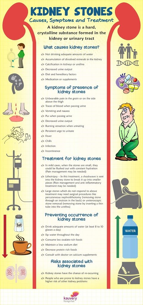 Kidney Stones Causes Symptoms And Treatment Infographic Kauvery