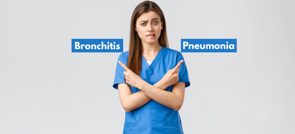The difference between Bronchitis and Pneumonia