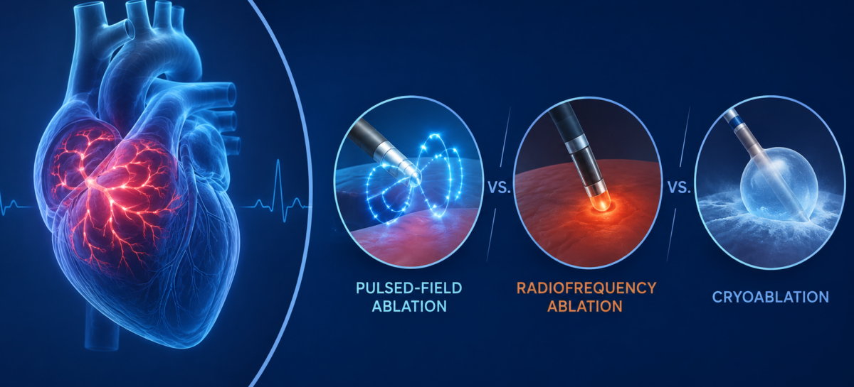 Pulsed-field vs. Radiofrequency vs. Cryoablation – Comparing Efficacy in Treating AFib