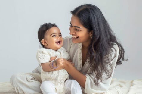 மகிழ்ச்சியான அம்மா = மகிழ்ச்சியான குழந்தை!
