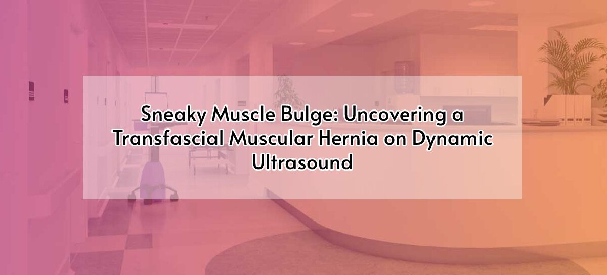 Sneaky Muscle Bulge: Uncovering a Transfascial Muscular Hernia on Dynamic Ultrasound