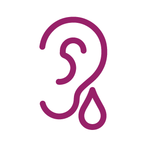 Symptoms of Skull fracture–Drainage of clear or bloody fluid from ears or nose