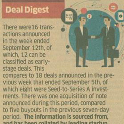 Deal Digest - The Economic Times