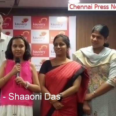 Curing a rare life-threatening Infection - Pyomyositis in a 10-year-old girl from Assam - Chennai Press News