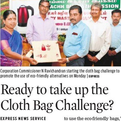 Ready to take up the cloth bag challenge - New Indian Express