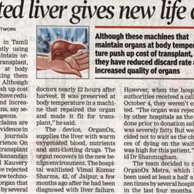 Rejected liver gives new life after repair - Times of India