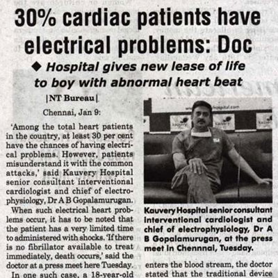 30% cardiac patients have electrical problems says doctor - News Today