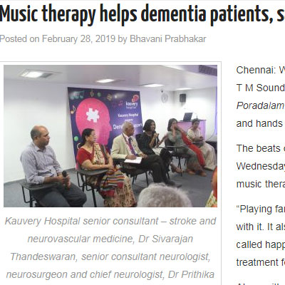 Music therapy helps dementia patients - News Today