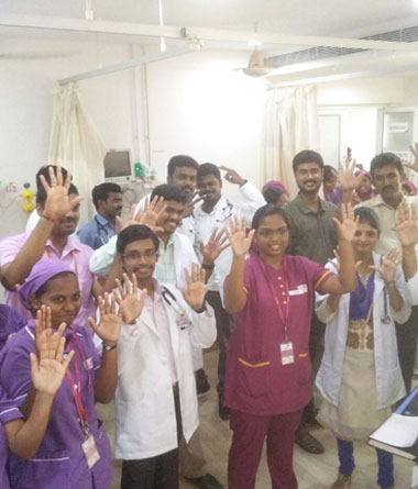 World Hygiene Day celebrated at Karaikudi
