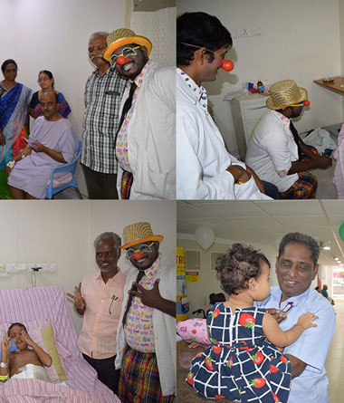 Medical Clowning, part of Kauvery Hospital holistic healing approach