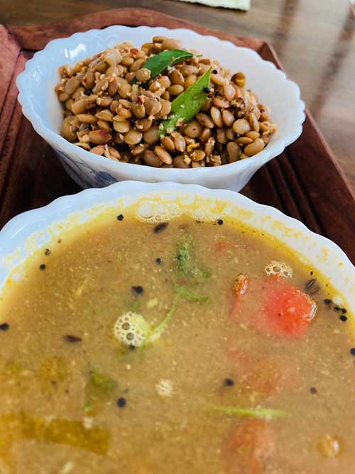 Kollu Rasam and Kollu Sundal