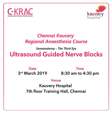 Regional Anaesthesia course