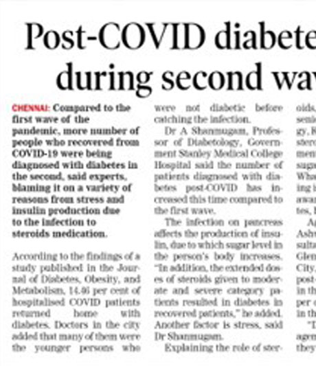 Rise in Post COVID Diabetes