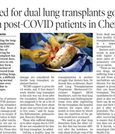 Double lung transplant