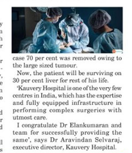 Liver Tumour Removed without surgery