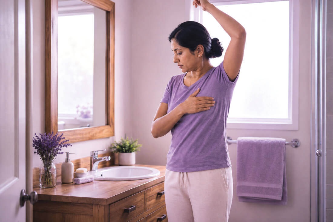 சுய பரிசோதனை செய்யும் முறை - Breast Self-Examination