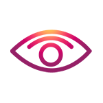 Pain above and behind the eye