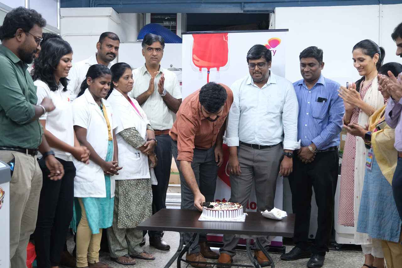 blood bank one year anniversary 1