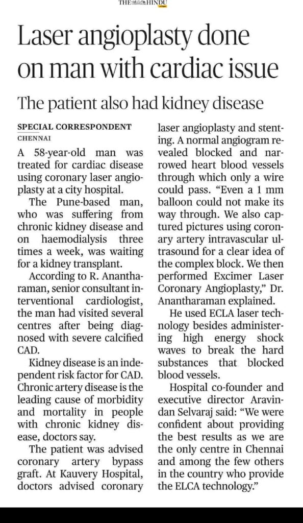 Vizag man with 99% lung damage cured by city docs - Kauvery Hospital