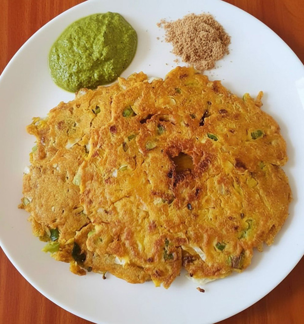 Oats & Vegetable Adai – A High-Fiber Breakfast/Dinner Option