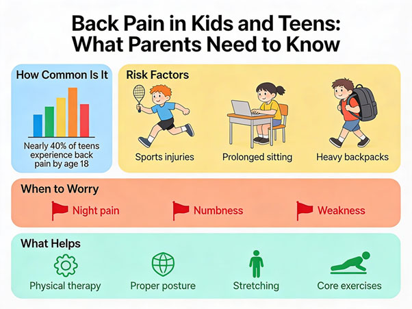 Understanding Back Pain in Children and Adolescents: A Parent's Guide