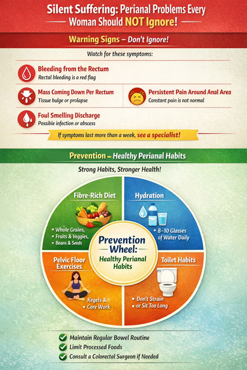 Silent Suffering: Common Perianal Surgical Problems Every Woman Should Know